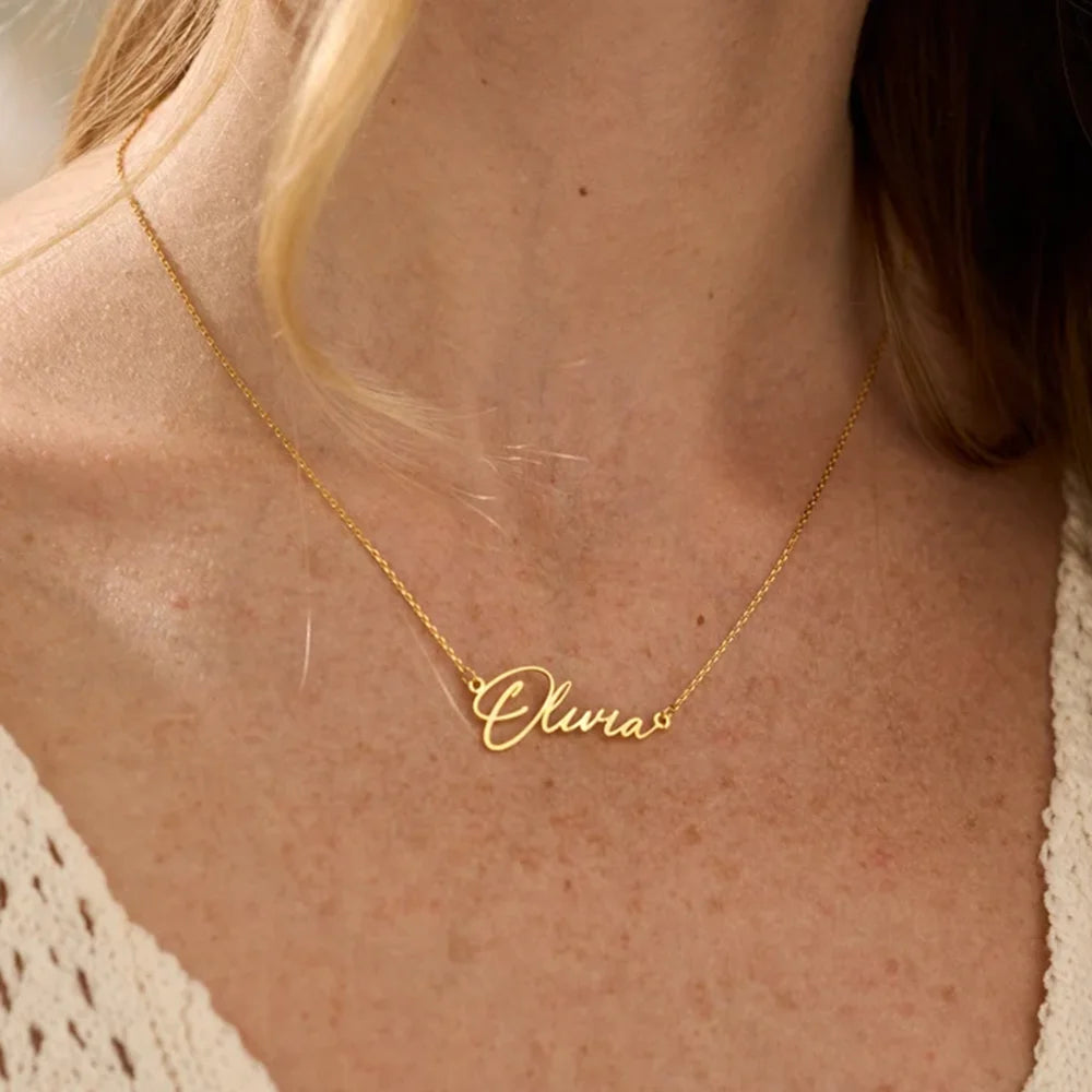💎 Exquisite Personalized Name Necklace – A Symbol of Elegance & Love 💎
Celebrate your individuality with this stunning customized name letter necklace, designed to capture the beauty of simplicity and the power of per