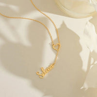 ✨ Personalized Name Necklace with Heart Clasp – Elegant Women’s Jewelry ✨
Add a touch of elegance and meaning to your style with this custom name necklace featuring a unique heart-shaped clasp. Crafted from premium st