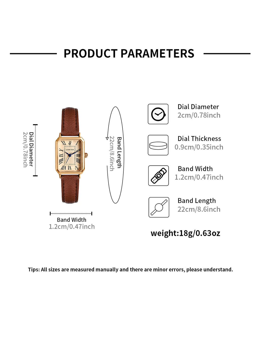 Retro Square Dial Quartz Watch – Elegant Leather Strap Timepiece for Women

Add a touch of timeless elegance to your wrist with this Fashion Retro Digital Dial Watch, designed with a stylish square face and a sleek leather