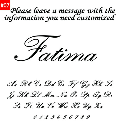 ✨ Personalized Custom Name Charm Bracelet for Women ✨
Express your unique style with this custom name Cuban link bracelet, crafted from high-quality stainless steel for lasting shine and durability. Designed for both wome