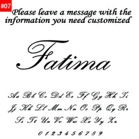✨ Personalized Custom Name Charm Bracelet for Women ✨
Express your unique style with this custom name Cuban link bracelet, crafted from high-quality stainless steel for lasting shine and durability. Designed for both wome