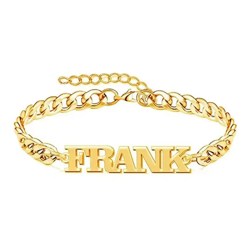 ✨ Personalized Custom Name Charm Bracelet for Women ✨
Express your unique style with this custom name Cuban link bracelet, crafted from high-quality stainless steel for lasting shine and durability. Designed for both wome